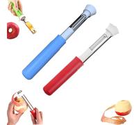 2 in 1 Apple Corer and Peeler Tool, 2026 New Stainless Steel Red Bell Pepper Seed Corer, Multifunction Corers Tool, For Bell Peppers, Apples, Pears (1PCS-AB)