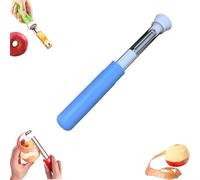 2 in 1 Apple Corer and Peeler Tool, 2026 New Stainless Steel Red Bell Pepper Seed Corer, Multifunction Corers Tool, For Bell Peppers, Apples, Pears (1PCS-Blue)
