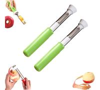 2 in 1 Apple Corer and Peeler Tool, 2026 New Stainless Steel Red Bell Pepper Seed Corer, Multifunction Corers Tool, For Bell Peppers, Apples, Pears (1PCS-CC)