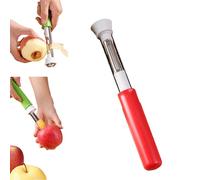 2-In-1 Apple Corer & Peeler, 2 In 1 Apple Corer And Peeler Tool, Multifunction Corers Tool, for Bell Peppers, Apples, Pears, Must-Have Kitchen Gadget (Red)