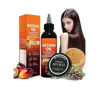 2 in 1 Batana Oil Hair Repair Kit, Batana Oil for Hair Growth, Strengthens the Roots, Nourishes, Revives Scalp, Repair Dry Damaged Hair, Deep Conditio