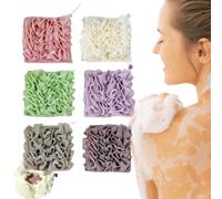 2 in 1 Bath Soap Sponge,3/6PCS Soft Loofah Washcloth,Bath Ball Towel Shower Sponge With Drawstring Closure For Soap Soft (6PCS)
