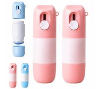 2-In-1 Box Cutter & Thermal Paper Eraser, Water-Based Thermal Paper Eraser Pen, 2 In 1 Privacy Wipe Box Cutter for Parcel Labels, Privacy Protection (Pink+Pink)