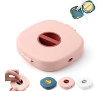 2 in 1 Cable Winder with Phone Stand, Cord Cable Winder Organizer with Phone Stand Rotate, USB, and Charging Cables (Pink)