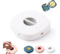 2 in 1 Cable Winder with Phone Stand, Cord Cable Winder Organizer with Phone Stand Rotate, USB, and Charging Cables (White)