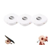 2 In 1 Cable Winder with Phone Stand, Durable Cable Organizer and Charging Stand, Cord Cables Winder Organizer with Phone Stands Rotate, for Earphones, USB, and Chargings Cables (White,3pcs)