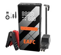 2 in 1 Car Jump Starter With Air Compressor Car Battery Emergency Boosters 1200A 12V Power Bank Portable Starting Device Style 2 Smart clip