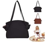 2-in-1 Convertible Picnic Mat Tote Bag,Portable Large-Capacity Travel Storage Handbag,Reusable Tote - Folds into Beach Mat,Water Resistant Oxford Fabric,for Camping,Park & Daily Use