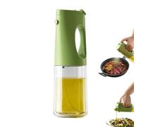 2-in-1 Cooking Oil Sprayer 400ml - Leak Proof Pour Bottle, Lockable Anti Drip Nozzle Produces Fine Unclogged Mist For Air Fryer Salad BBQ Baking