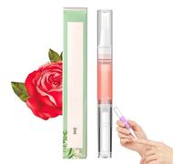 2-in-1 Cuticle Oil Pen with Soft Brush, Strengthen Nail Oil for Dry Nails & Hangnails, Cuticle Pen Remover Tools for Moisturize Brighten Nails