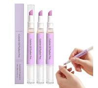 2-in-1 Cuticle Oil Pusher Pen,2026 New Ceramic Cuticle Pusher & Oil Pen,Portable Nail Care Pen Instant Cuticle Remover Tools for Dry & Damaged Nails, Hangnails, Moisturize Strengthen Brighten (3 PCS)