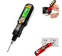 2 in 1 Digital Display Induction Test Pencil (Black)