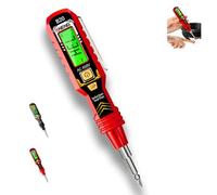 2 In 1 Digital Display Induction Test Pencil, Non-Contact Ac Voltage 30-1000v/Contact Ac Voltage 11-450v, Buzzer Alarm For Live/Null Wire Judgment, Voltage Detector Pen (red)
