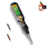 2 In 1 Digital Display Induction Test Pencil, Non-Contact Ac Voltage 30-1000v/Contact Ac Voltage 11-450v, Buzzer Alarm For Live/Null Wire Judgment, Voltage Detector Pen (black)