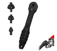 2 in 1 Drill Chuck Ratchet Spanner, Universal Double Head Chuck Key Replacement Tool, Multifunctional Interchangeable Fastening Clamping Tool, for Electric Drills Power Tools (1pcs)