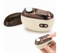 2 in 1 Electric Nail Clipper and Polisher, 2 Speed, Rechargeable (Light Beige)