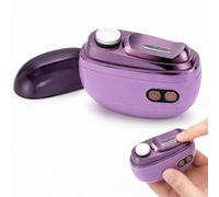 2 in 1 Electric Nail Clipper and Polisher, 2 Speed, Rechargeable (Purple)