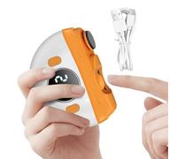 2 In 1 Electric Nail Clipper Rechargeable Trimmer With LED Light