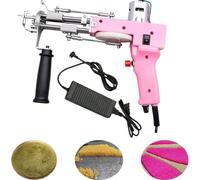 2 in 1 Electric Tufting Gun for Carpet & Rug Making, Cut & Loop Pile, Adjustable 5-40 Stitches/Sec, Portable DIY Kit