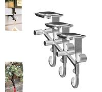 2 in 1 Fireplace Stocking and Garland Hanger,No-Drill Stocking Adjustable Heavy Duty Garland,Christmas Fireplace Stocking and Garland Hanger for Home Decoration (3PCS/D)