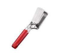 2-in-1 Grilling Tong, Stainless Steel Clamp Spatula, 10x3 Inches Tool with Plates, Heavy Duty Metal Flipping Shovel, Non-Stick Grip with Heat Resistance, BBQ Supplies for Steak and Fish
