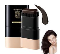 2-in-1 Hair Color Touch Up Sticks,Portable Hair Color Touch-Up Stick with Built-In Comb,Unisex Waterproof and Sweat-Proof Hair Dye Comb