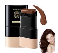 2-in-1 Hair Color Touch Up Sticks,Portable Hair Color Touch-Up Stick with Built-In Comb,Unisex Waterproof and Sweat-Proof Hair Dye Comb