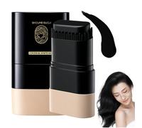 2-in-1 Hair Color Touch Up Sticks,Portable Hair Color Touch-Up Stick with Built-In Comb,Unisex Waterproof and Sweat-Proof Hair Dye Comb