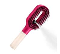 2-in-1 Hair Spray Brush - Anti-Frizz Styling Comb Tool, Water Mist for Smooth Hair Control, Grooming Accessory Item, Quick Refresh Use for Travel Home Daily Women Girls Portable
