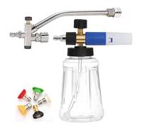 2-In-1 High-Pressure Car Washer Nozzle Accessories, 2025 New Foam Cannon Dual Connector, Dual-Head Foam Sprayer, with 5 Pressure Nozzle Tips, for Car Washing, Home Cleaning, Gardening Use. (#2)
