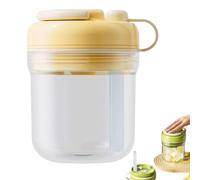 2 in 1 Ice Cube Bottle,Silicone Icecube Cup with Straw,Portable Touch Free Icecube Trays,Easy Press to Release Ice Tray,for for Home IceMaking,Outdoor Travel,Office,Cocktail,Coffee,Juice