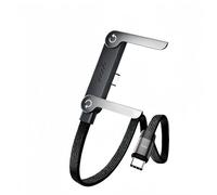 2-in-1 Invisible Holder Charger Cable with Stand, 240W Super Fast Charging, Type C/USB C and Folding Phone Holder 5ft for iPhone 15-17 Smartphones/Tablets/Laptops (1pcs)