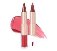 2-in-1 Lip Liner, Double Ended Plumping, Long-Lasting Hydrating Lip Color, Enhances Fullness and Shine, Ideal for Brides, Daily Wear, Date Nights, Travel, Special Events, Beauty Lovers