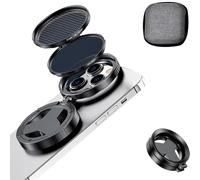 2-in-1 Magnetic CPL & Star Filter Lens, 52mm Universal Phone Camera Filter Kit, Glare Reduction and Light Control, Improve Shooting Effects, HD Multi-Coated Photography Lenss Filters (1 Set)