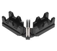 2 in 1 Mitre Measuring Angle Cutting Tool, 11.81X2.83X3.23in Miter Saw Protractor, Template Instrument for Pipeline Installation