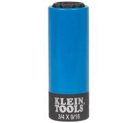 2-in-1 Non-Marring Impact Socket, Coated 12-Point Deep Sockets, 3/4- and 9/16-Inch Sizes Klein Tools 66030