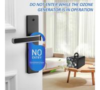 2 in 1 O3 Generator with Air and Water Modes for Commercial and Industrial Use - Portable O3 Machine for Odor Neutralization in Office Basement and Garage - Includes Timing Knob (40g y enchufe