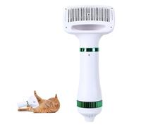 2-in-1 Pet Hair Dryer Comb, Portable Silent Hair Dryer And Brush Combo, One-Click Hair Removal, 3 Heat Settings, Perfect Home Pet Care For Medium Small Dogs, Cats