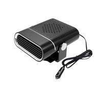 2-in-1 Portable Car Heater With 360° Rotation, Windshield Heater, 12V/24V Vehicle Defroster & Fan, Heating/Cooling Switchable, For All Cars (Black,12V)