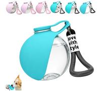 2 in 1 Portable Dog Water Bottle,2026 New Dog Travel Vessel - Leakproof Stainless Steel Container with Silicone Bowl, Puppy Drinking Cup for Outdoor Hiking and Road Trips (B)
