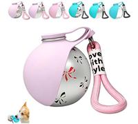 2 in 1 Portable Dog Water Bottle,2026 New Dog Travel Vessel - Leakproof Stainless Steel Container with Silicone Bowl, Puppy Drinking Cup for Outdoor Hiking and Road Trips (F)