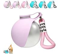 2 in 1 Portable Dog Water Bottle,2026 New Dog Travel Vessel - Leakproof Stainless Steel Container with Silicone Bowl, Puppy Drinking Cup for Outdoor Hiking and Road Trips (C)