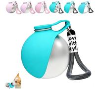 2 in 1 Portable Dog Water Bottle,2026 New Dog Travel Vessel - Leakproof Stainless Steel Container with Silicone Bowl, Puppy Drinking Cup for Outdoor Hiking and Road Trips (D)