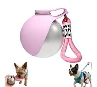 2-in-1 Portable Dog Water Bottle,Foldable Pet Water Bottle,Leak-Proof Stainless Steel Pet Travel Waters Bottles with Silicone Bowl,for Dogs, Cat, Walking, Hiking, Outdoor Camping