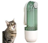2-in-1 Portable Pet Travel Cup-Durable ABS Container for Water and Food, Leak-Proof Travel Feeder, Dog Water Bottle & Food Dispenser for Walking, Hiking, Outdoor Walking (Green)