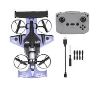 2 in 1 RC Flying Car Aircraft EVA 2.4GHz Fernsteuerung Stunt Flugzeug Spielzeug für Outdoor Abenteuer Indoor Spiele Lila