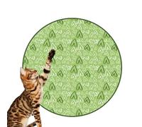 2 In 1 Simulated Interactive Hunting Cat Toy Hunting Cover Cat Toy Hunting Indoor Cat Exercise Mat Cat Tunnel to Relieve Boredom Hide and Seek Kitten Toy Indoor Interactive Play (Green)
