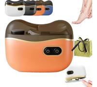 2-in-1 smart electric nail clipper & polisher, Automatic Nail Trimming (Orange)