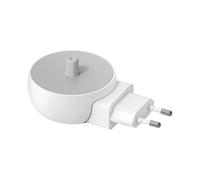 2-in-1 Wall Charger for Oral-B Braun Electric Toothbrush, Charger Base for Oral B Genius Pro Smart Vitality Kids io2 io3 io4 io5 io6 Serie, IPX5, Whit
