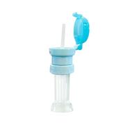 2-in-1 Water Bottle Straw Cap | Twist-On Leak-Proof Universal Bottle Lid With Built-in Straw Child Anti-Choke Drinking Spout Portable PP Silicone B́ottle Top Adapter For Juice Soda Milk Travel Outdoor